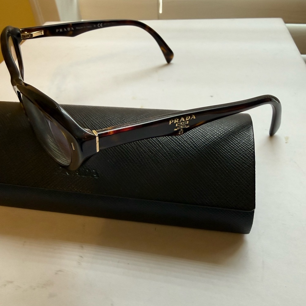 Prada Black Reading Glasses Frames View 2